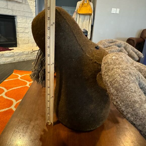 Felt Wool Faux Trophy / Taxidermy / Fox Head / Moose Head / Nursery / Wall Decor - Picture 8 of 9